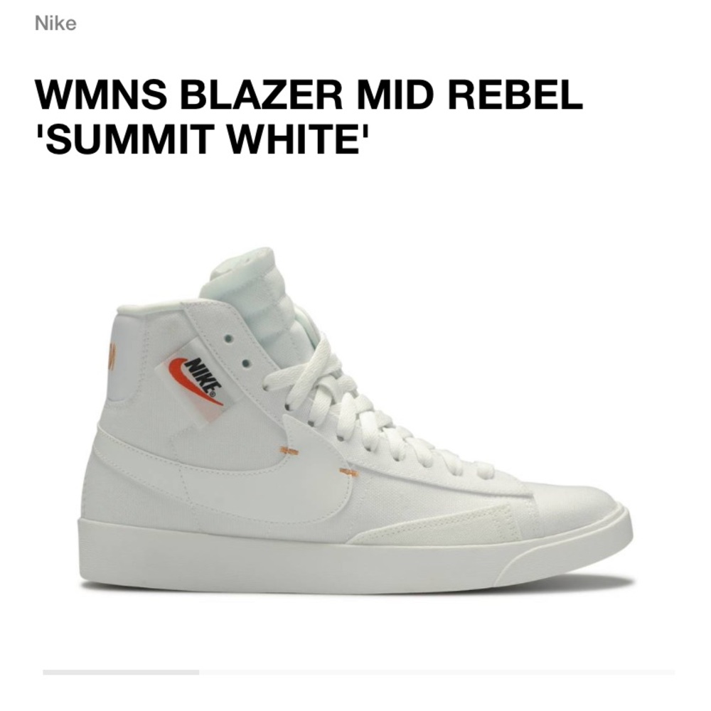 Nike Blazer Mid Rebel (Summit White)